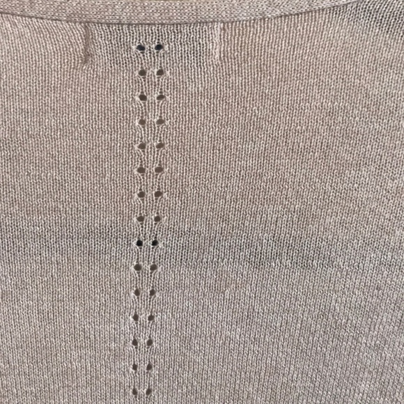 Antique ballerina pink long sweater duster. - Picture 4 of 4